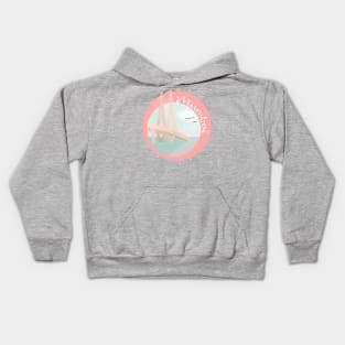 Mumbai sea link bridge Kids Hoodie